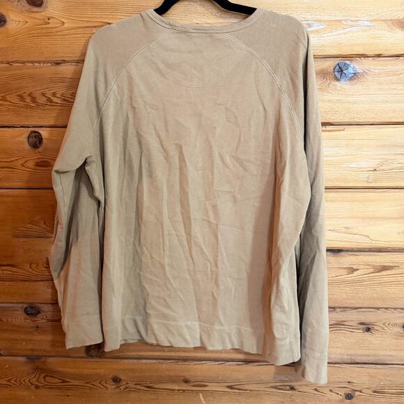 Vuori Men's Vital Crewneck Wheat Brown Small Pullover Long Sleeve Sweatshirt - Picture 2 of 7